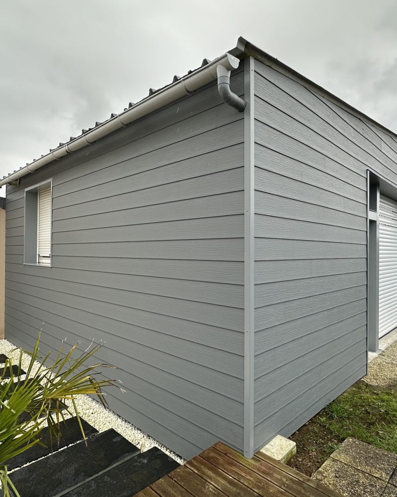 Réalisation bardage, Lamy Pascal, menuisier à Château-Thébaud.