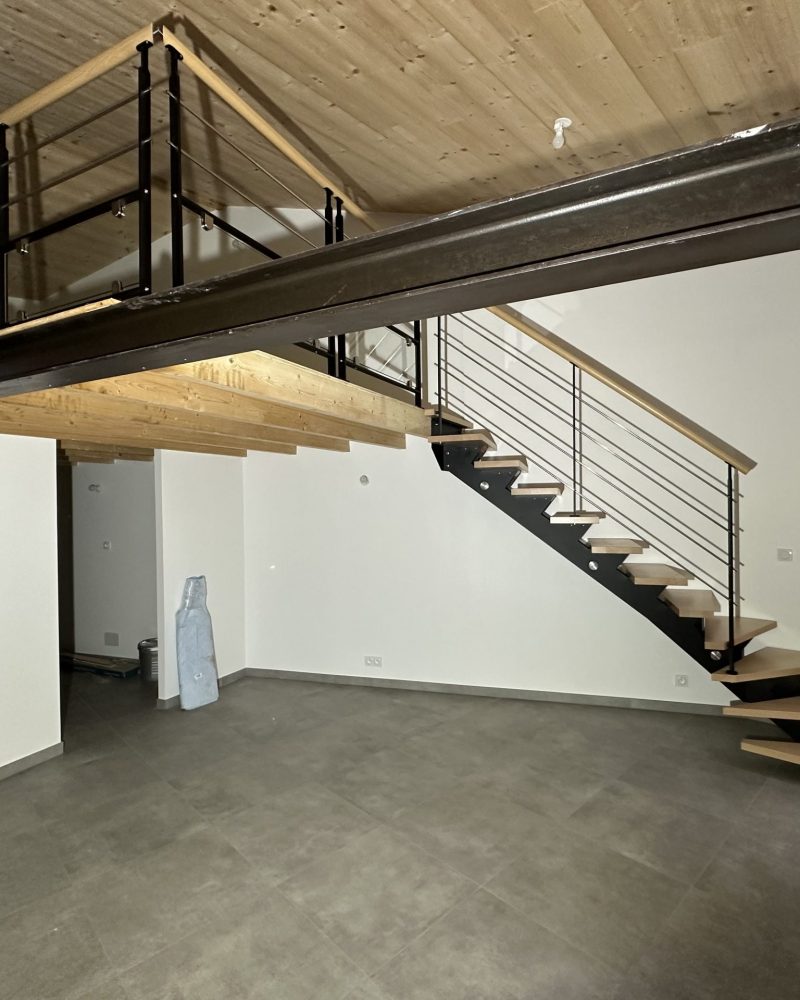 Réalisation escalier, Lamy Pascal, menuisier à Château-Thébaud.