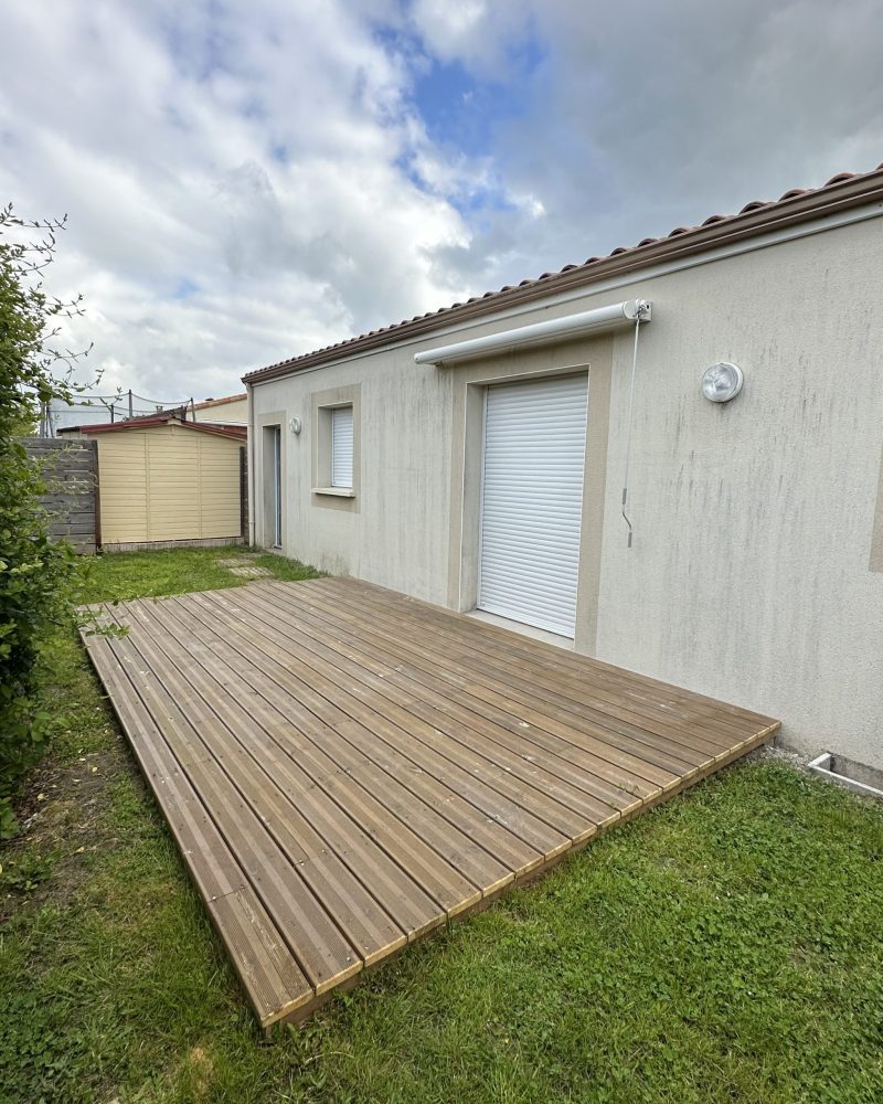 Réalisation terrasse, Lamy Pascal, menuisier à Château-Thébaud.