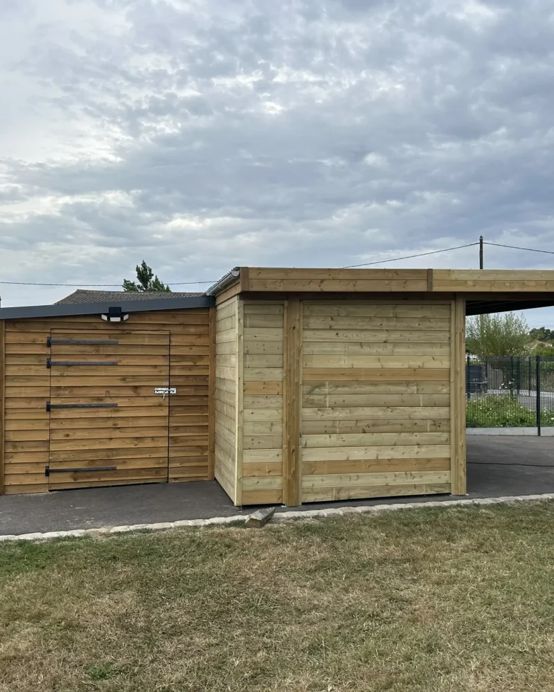 Réalisation pergolas, Lamy Pascal, menuisier à Château-Thébaud.