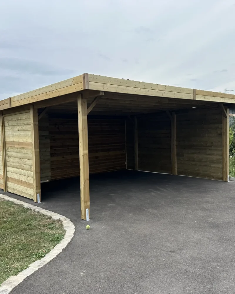 Réalisation pergolas, Lamy Pascal, menuisier à Château-Thébaud.