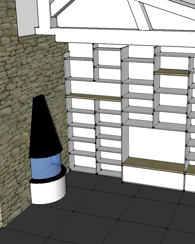 Réalisation conception 3D, Lamy Pascal, menuisier à Château-Thébaud.