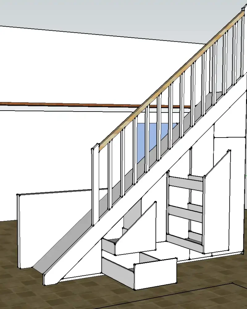 Réalisation conception 3D, Lamy Pascal, menuisier à Château-Thébaud.