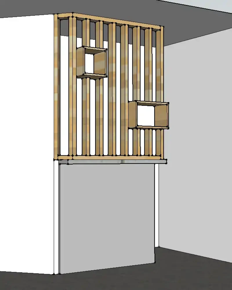 Réalisation conception 3D, Lamy Pascal, menuisier à Château-Thébaud.